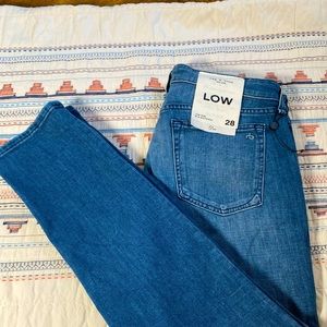 Rag & Bone Low Rise Slim Boyfriend “Dre” Jeans Size 28 NWT